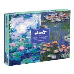 MONET DOUBLE-SIDED PUZZLE 500 PIECES - FRENCH IMPRESSIONIST ART